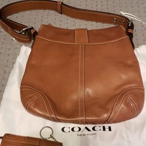 Coach handbag with matching wallet